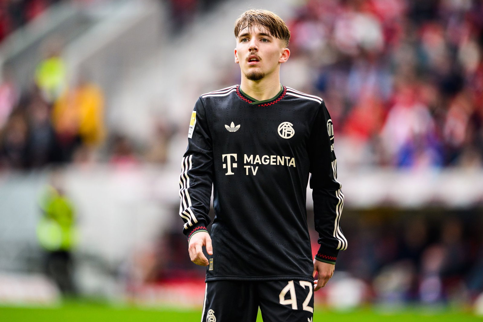  Lennart Karl macht beim FC Bayern weiter Fortschritte. (Archivbild)