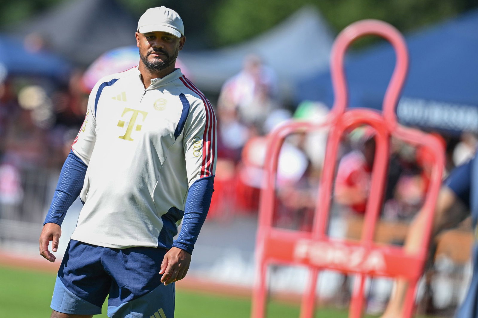 Trainer Vincent Kompany im Trainingslager am Tegernsee.
