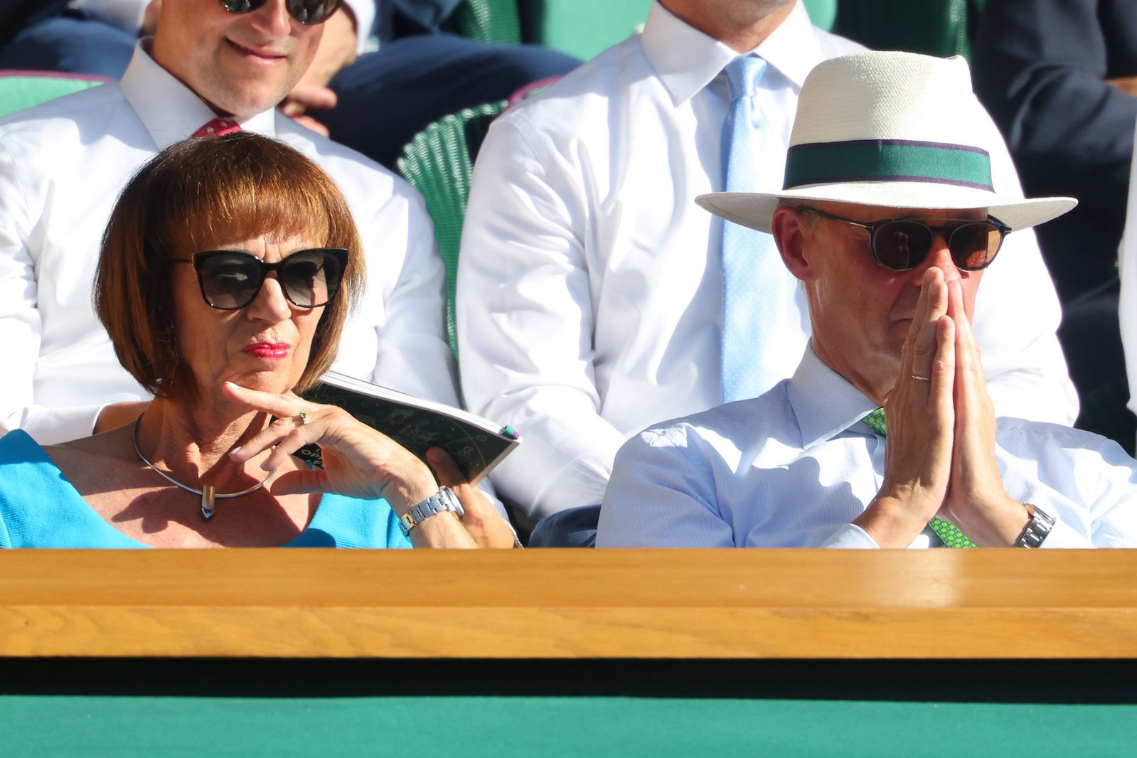 Bundeskanzler Friedrich Merz (CDU) reiste für das Wimbledon-Endspiel nach London. 