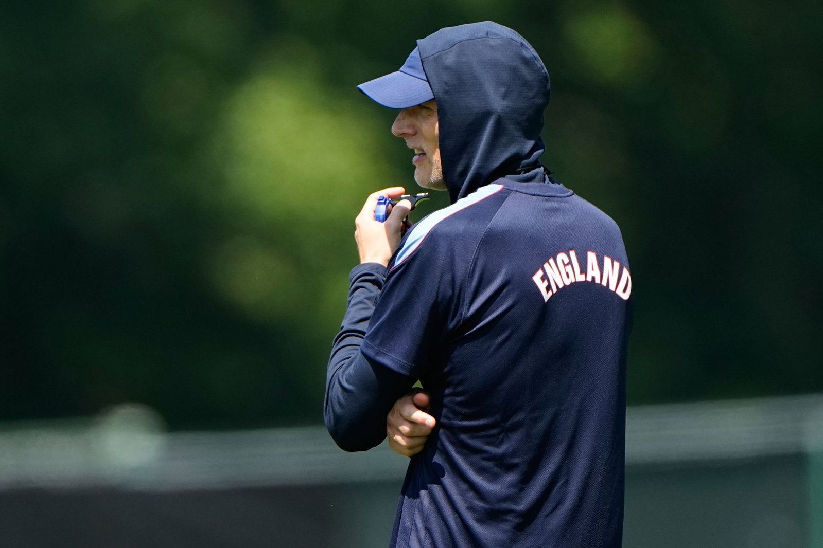 Thomas Tuchel bei der Vorbereitung auf Argentinien.