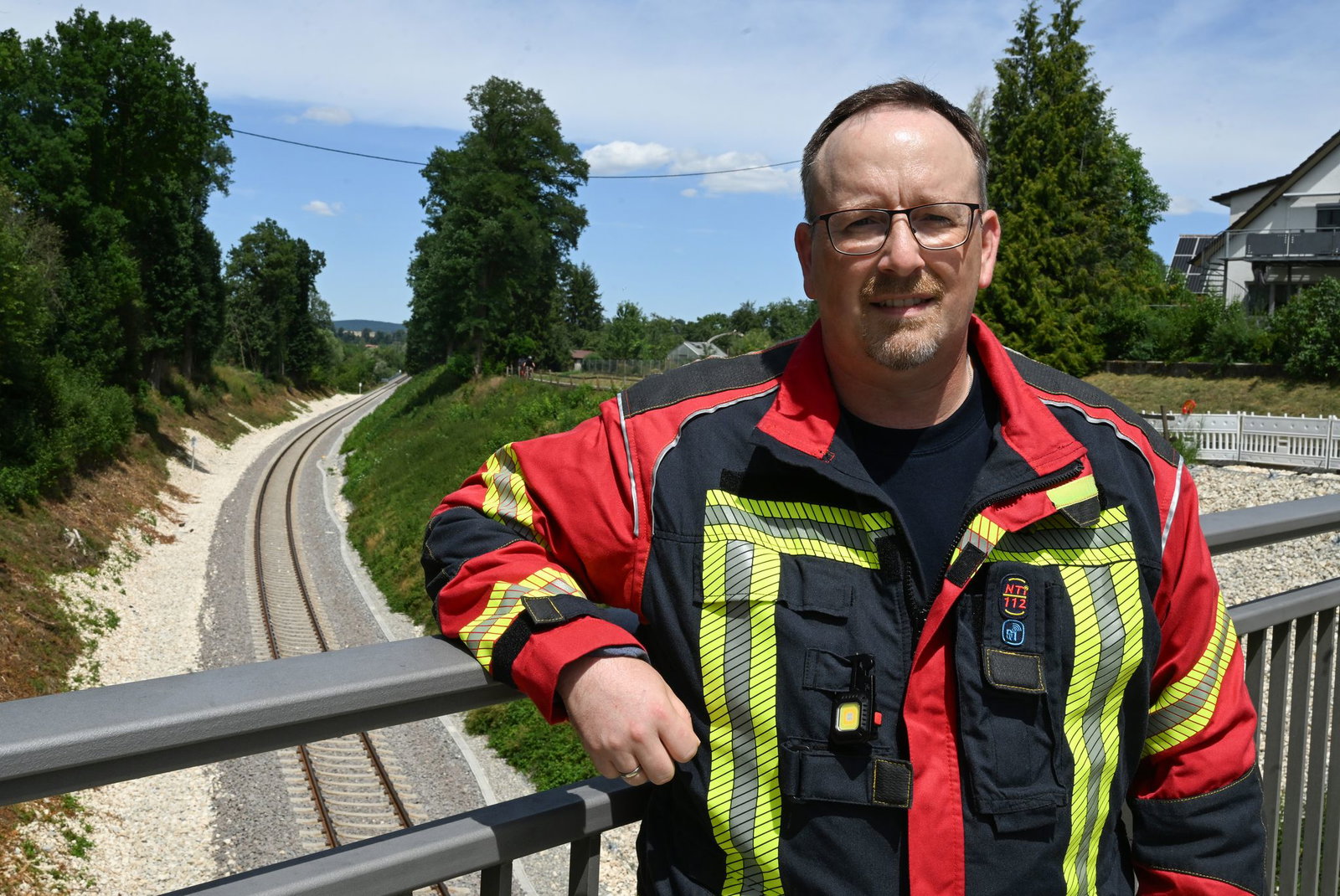 Erst auf der Brücke wurde Stefan Kuc das Ausmaß des Einsatzes klar. 