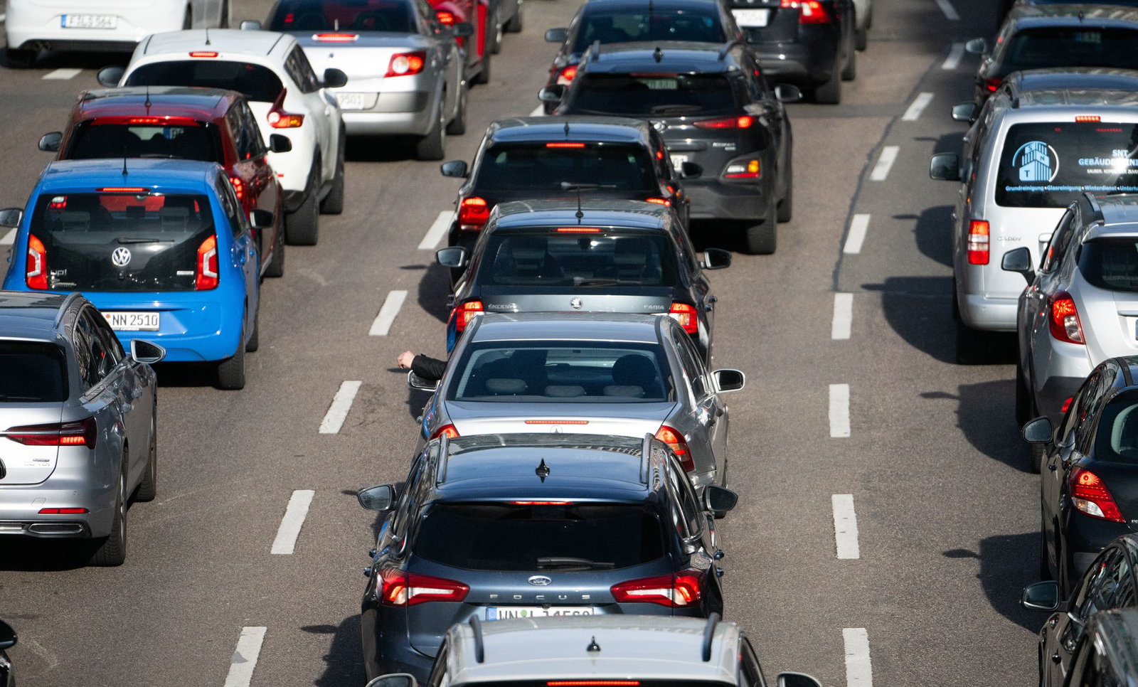 Unfall auf A5. (Symbolbild) 