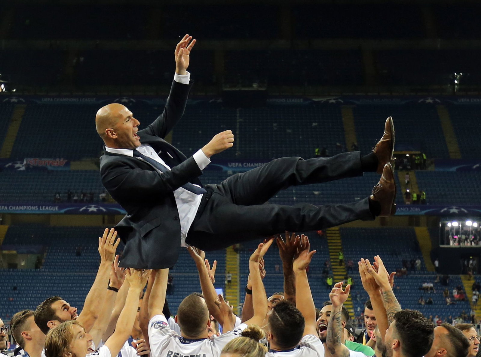 Mit Real Madrid feierte Zidane als Trainer eine Reihe von Triumphen. (Archivbild)
