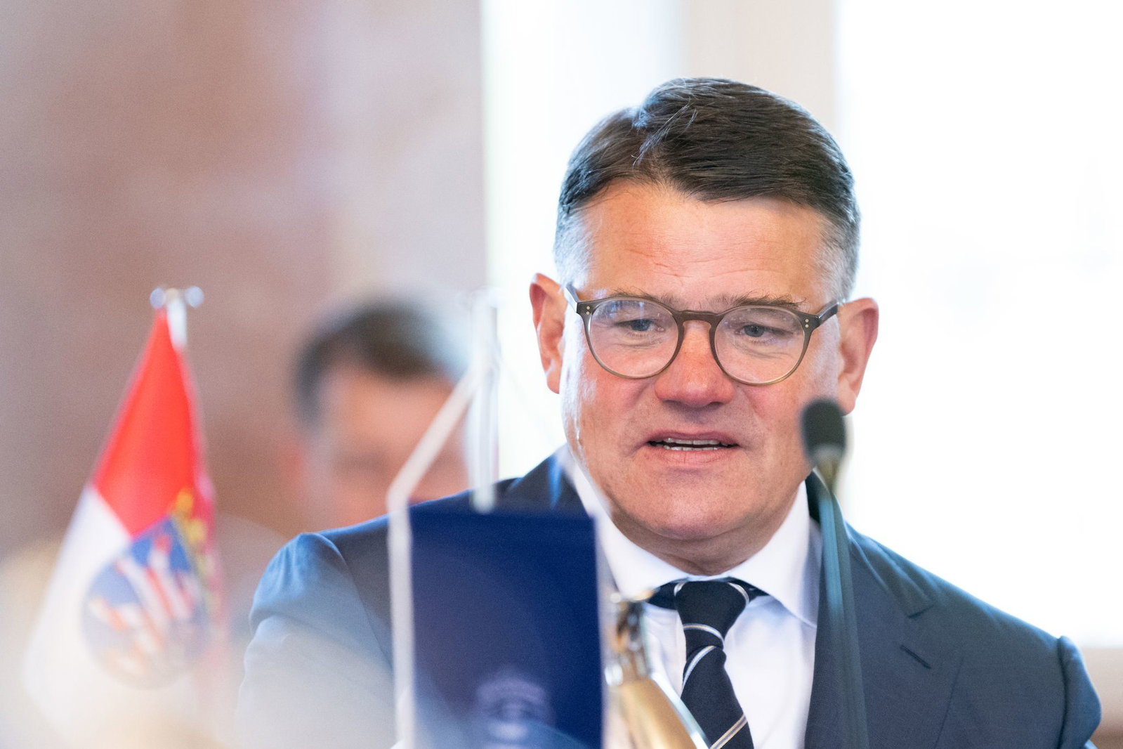 Hessens Ministerpräsident Boris Rhein. (Archivbild)