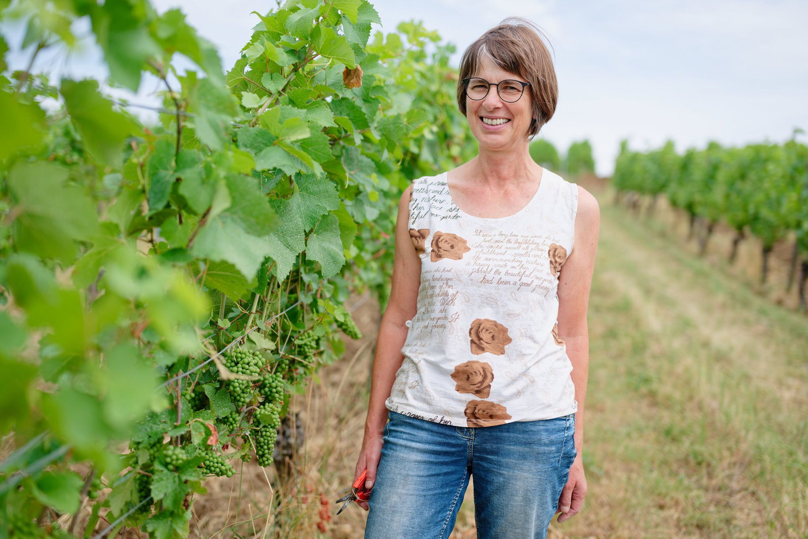 Winzerin Kolling wird bei der überregionalen Präsentation von Wein oft auf den Ortsnamen angesprochen.