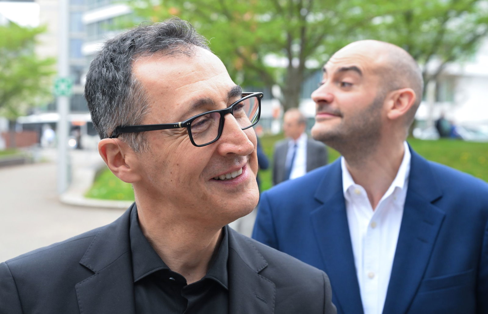 Regierungschef Özdemir und Finanzminister Bayaz sind enge Vertraute. (Archivbild)