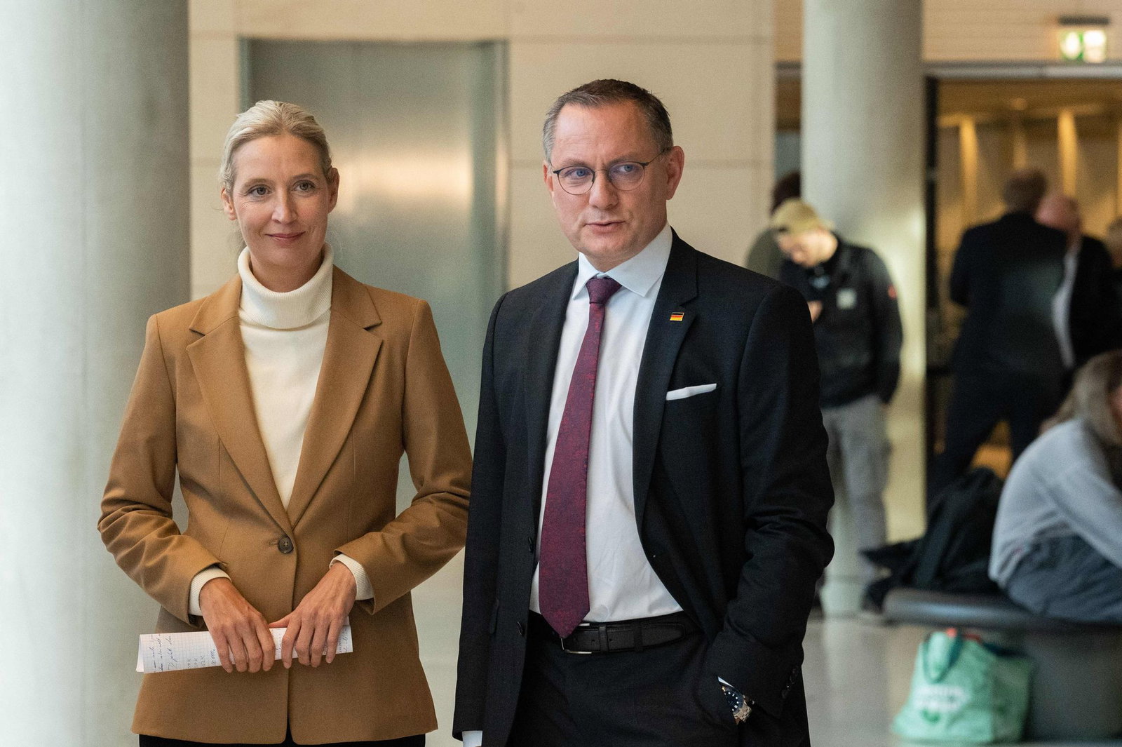 Weidel und Chrupalla gelten an der AfD-Spitze als gesetzt. (Archivbild)
