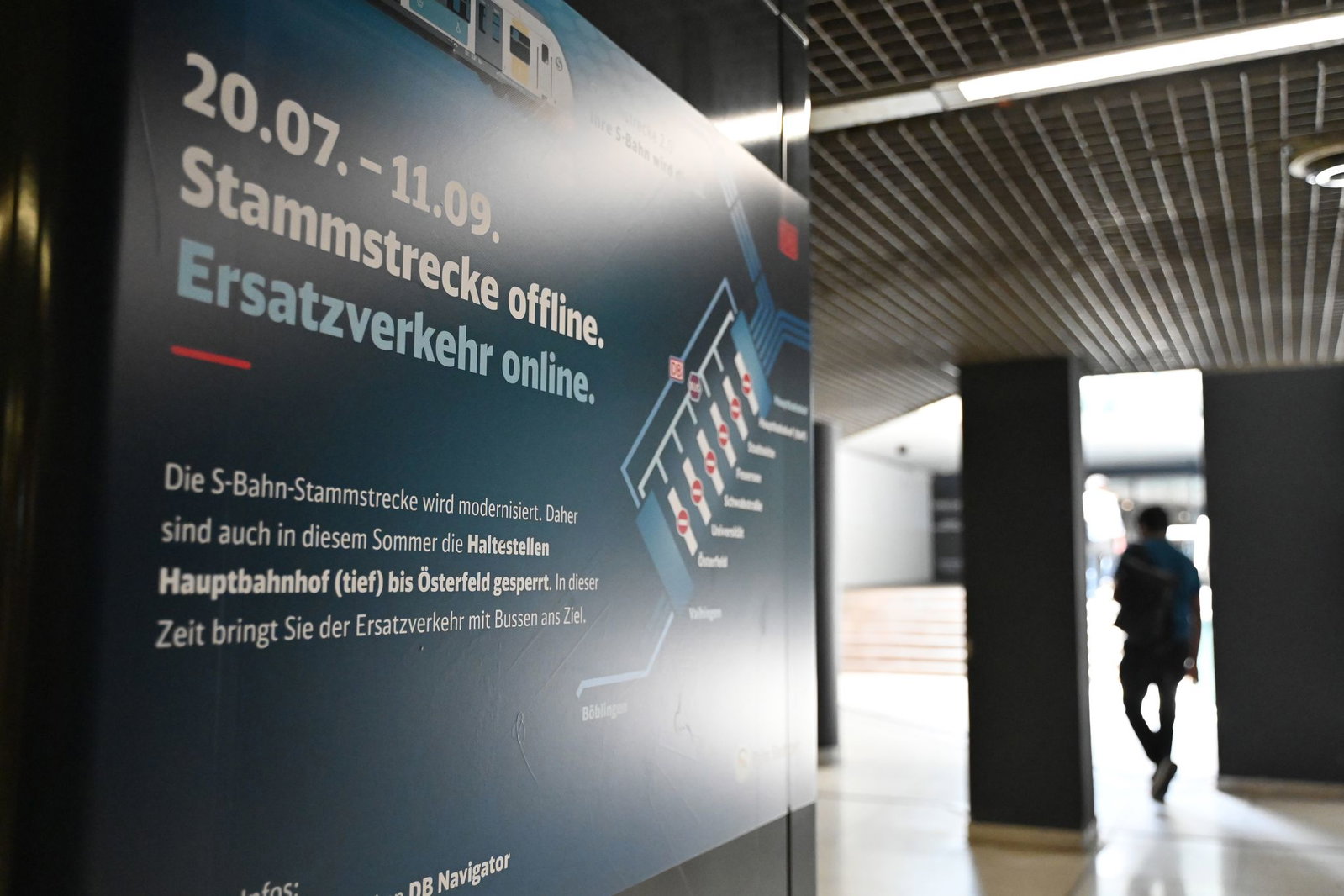 Von kommender Woche an geht in den Haltestellen der S-Bahn in der Stuttgarter Innenstadt gar nichts mehr. 
