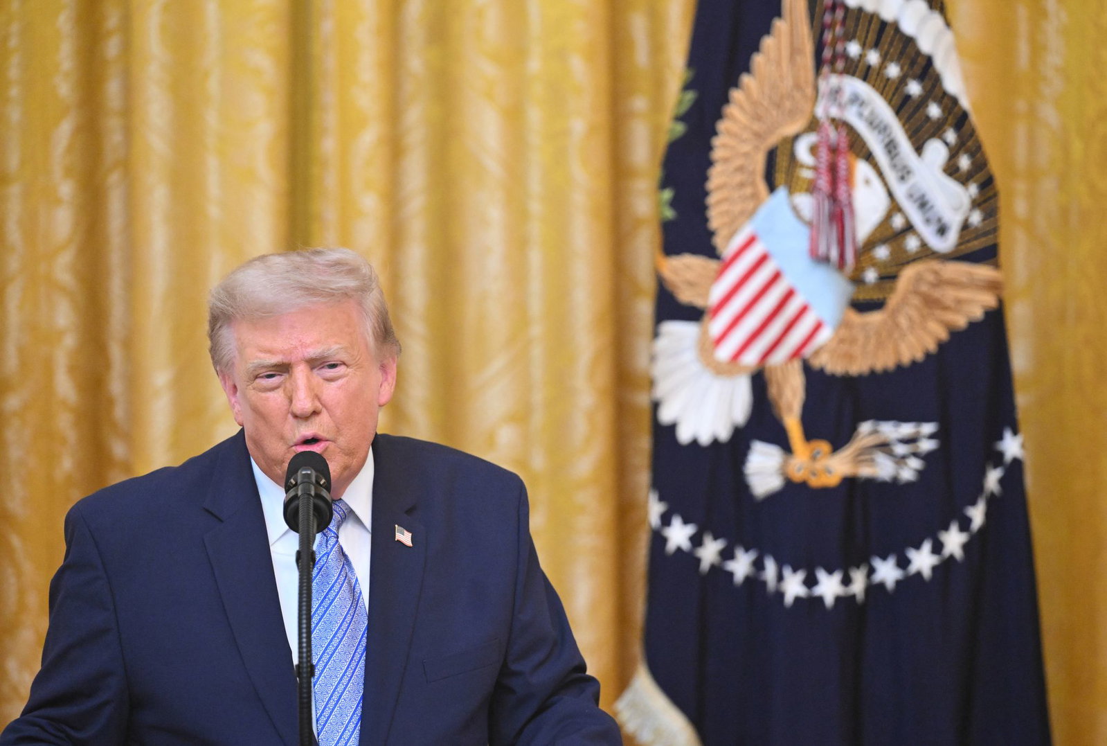 Trump sieht die USA im Iran auf der Gewinnerseite. 