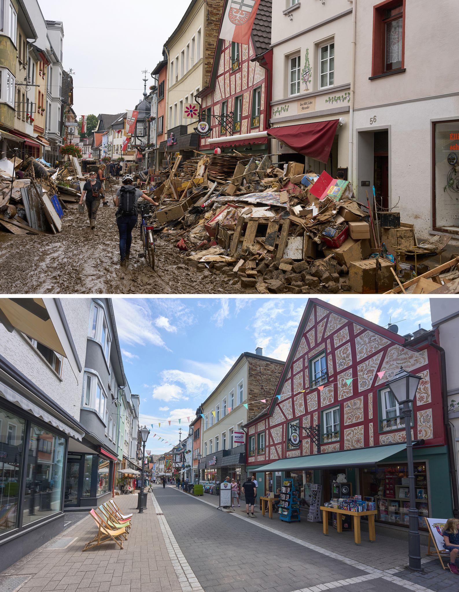 Einige hundert Anträge von Privatleuten auf Wiederaufbau im Ahrtal sind noch offen. (Archivfoto)