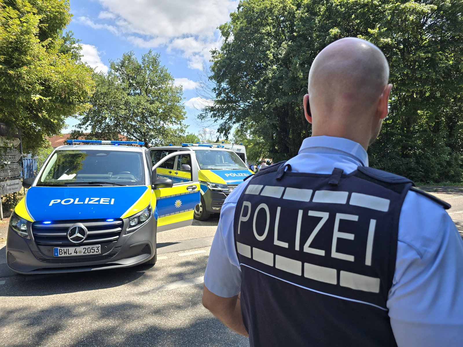 Der Verdächtige tauchte nach der Messerdrohung wieder auf. 