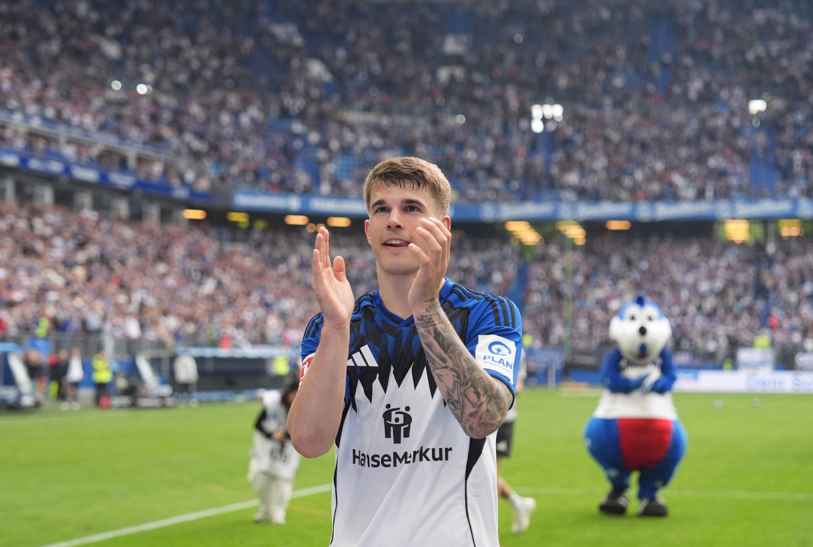 Vom HSV längst verabschiedet: Luka Vuskovic wechselt in England noch den Club. (Archivbild)