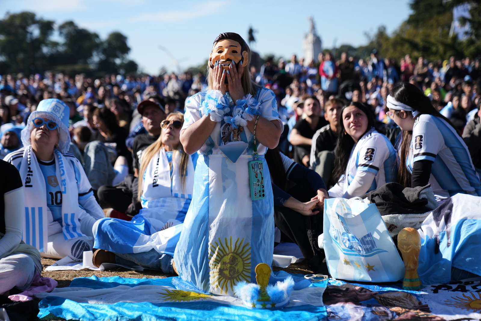 In Argentinien wurde mit Lionel Messi und Co. mitgefiebert. 