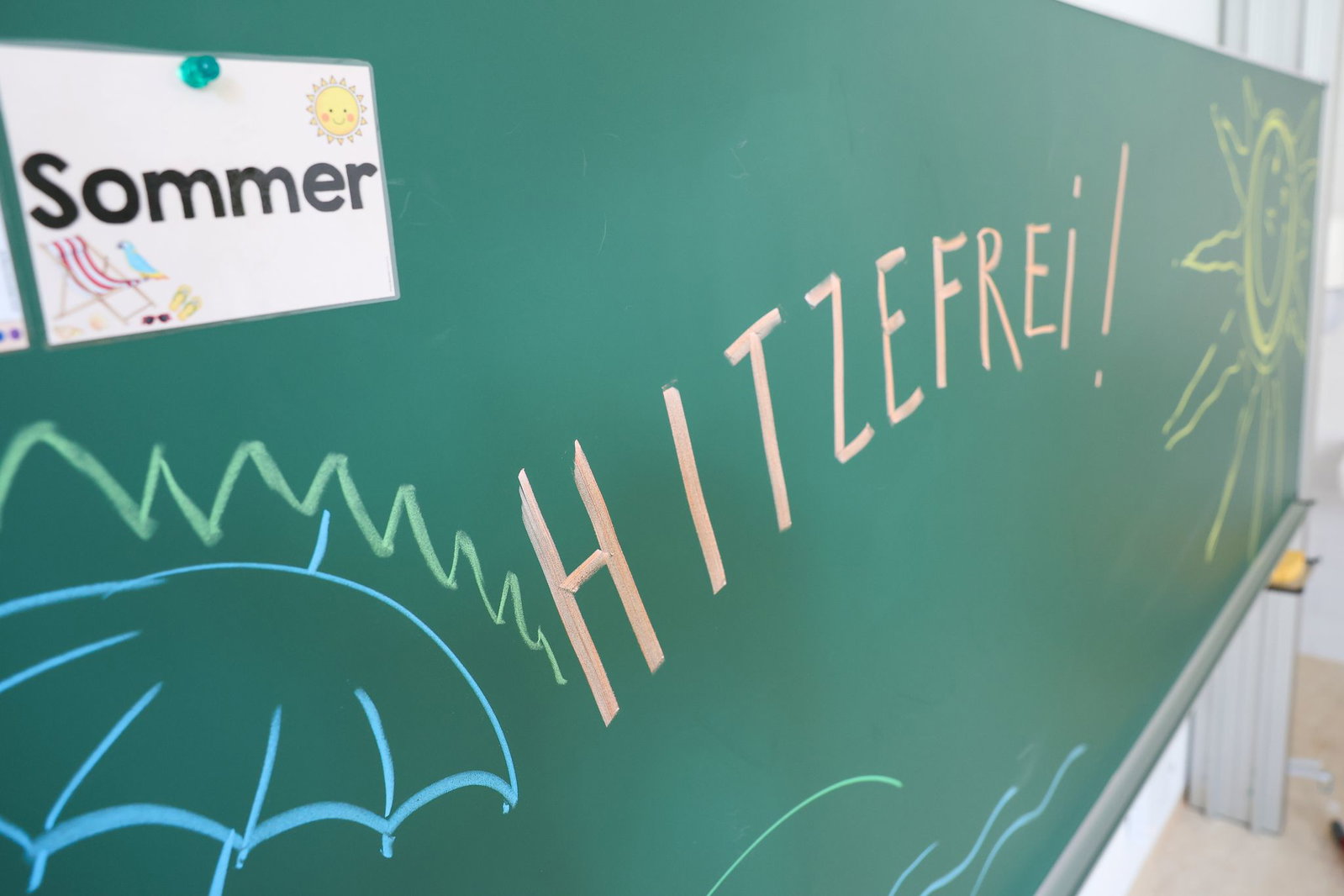 An Berufsschulen ist Hitzefrei nicht unbedingt die optimale Lösung. (Archivfoto)