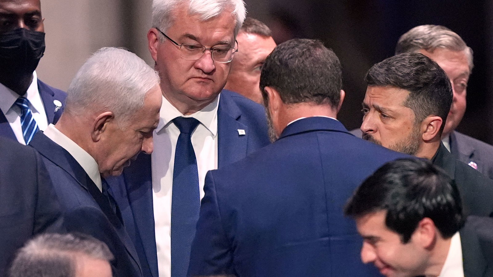 Israels Ministerpräsident Netanjahu und der ukrainische Präsident Selenskyj sprachen auch direkt miteinander.