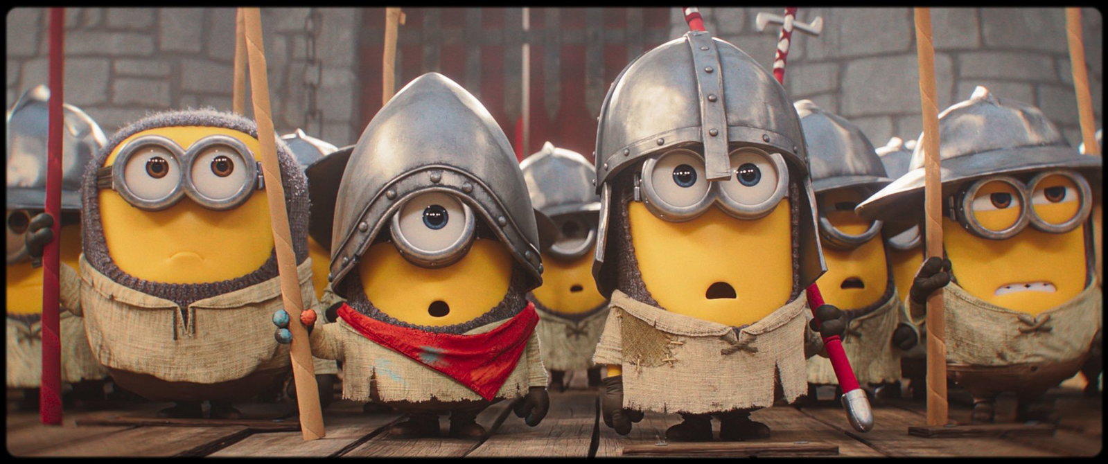 Die Minions müssen einige Schlachten bestehen.