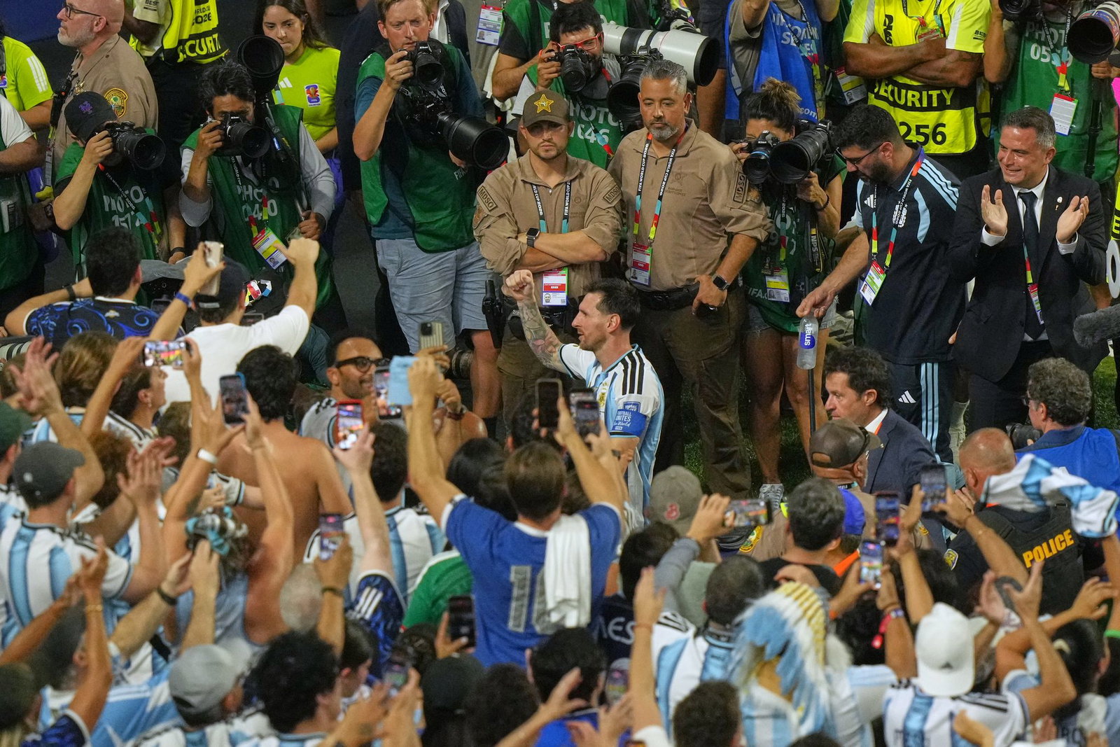 Lionel Messi nach dem Sieg gegen Kap Verde.