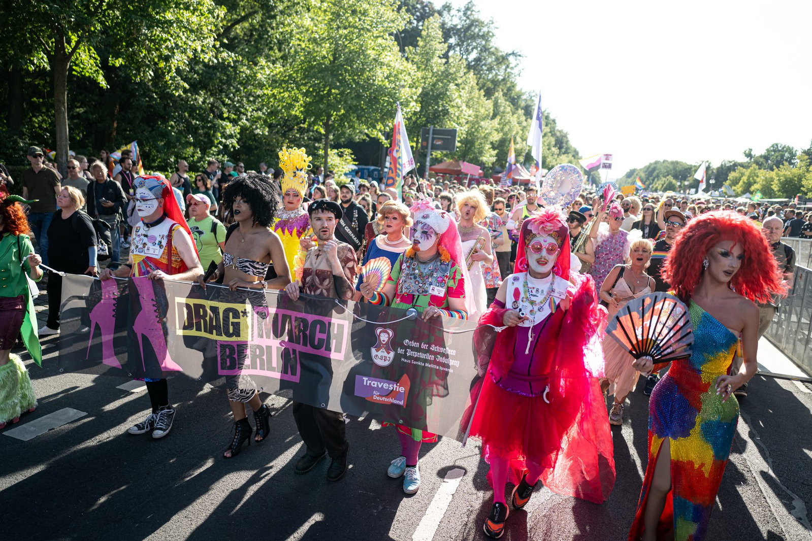 Zum ersten Mal gab es beim Berliner Christopher Street Day in Berlin einen Drag March. 