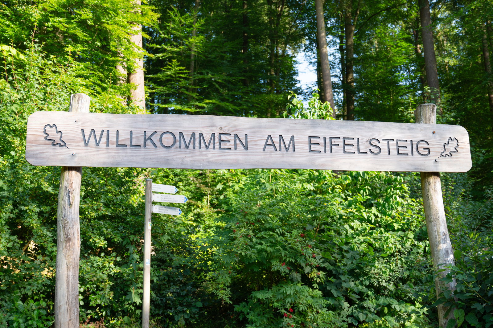 Schild am Eifelsteig
