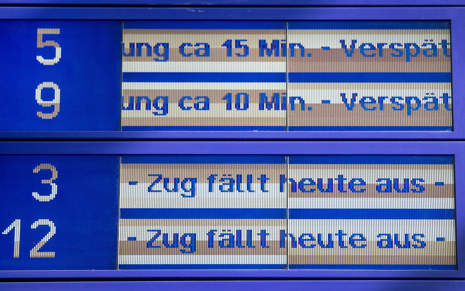Viele Züge sind nach vor unpünktlich. (Archivfoto)