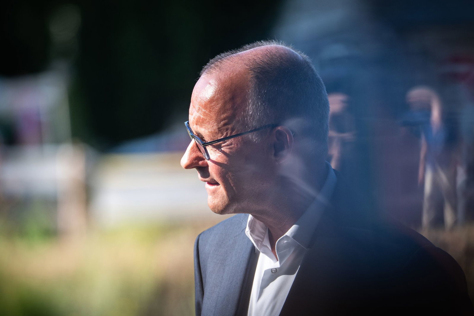 Der Kanzler spricht in seiner Rede sehr grundsätzlich über Klima- und Naturkatastrophen.
