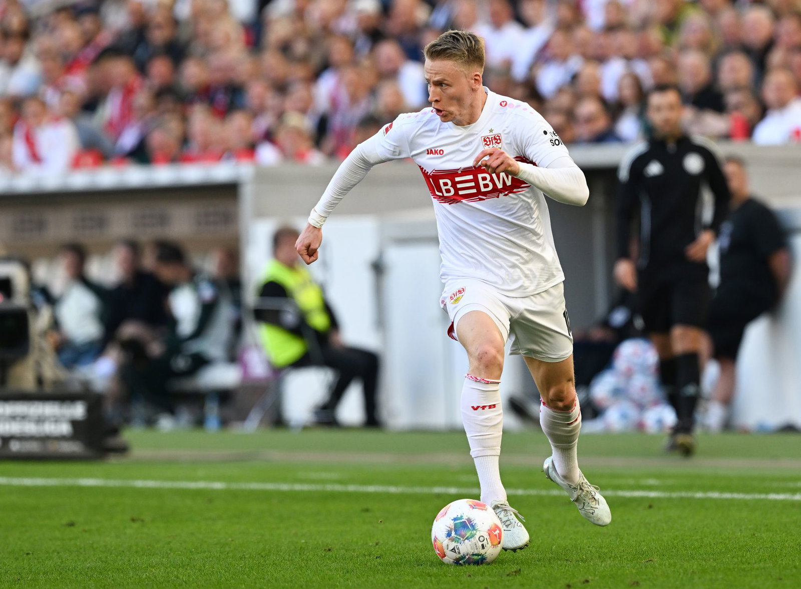 Chris Führich erzielte beim klaren Testspielsieg einen Treffer. (Archivbild)