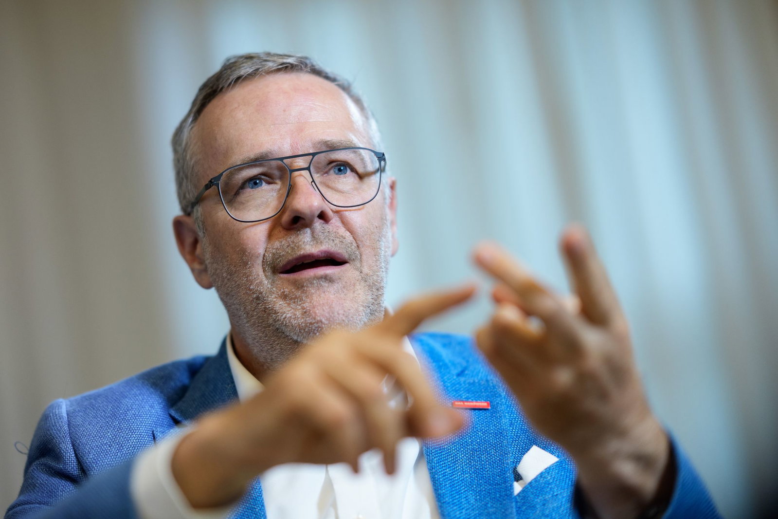 Handwerkspräsident Jörg Dittrich fordert positive Zukunftsvisionen. (Archivbild)