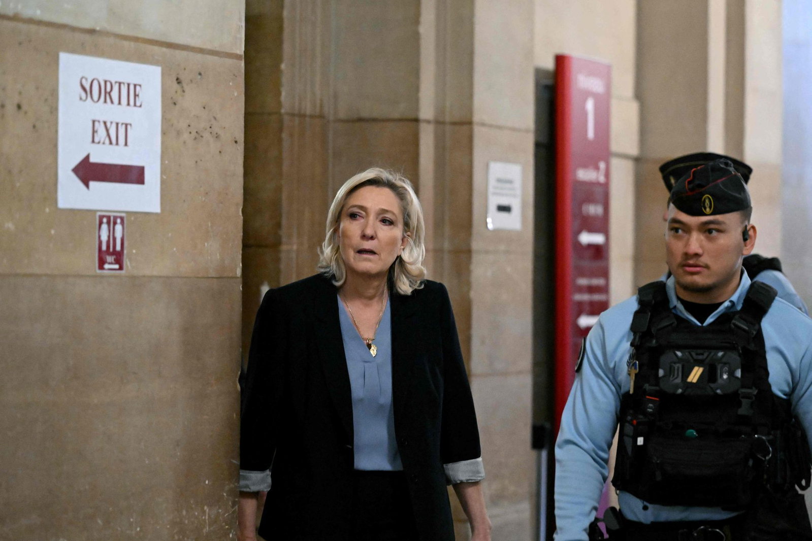 Le Pen hofft auf einen Freispruch, auch wenn dies als unwahrscheinlich gilt. (Archivbild)