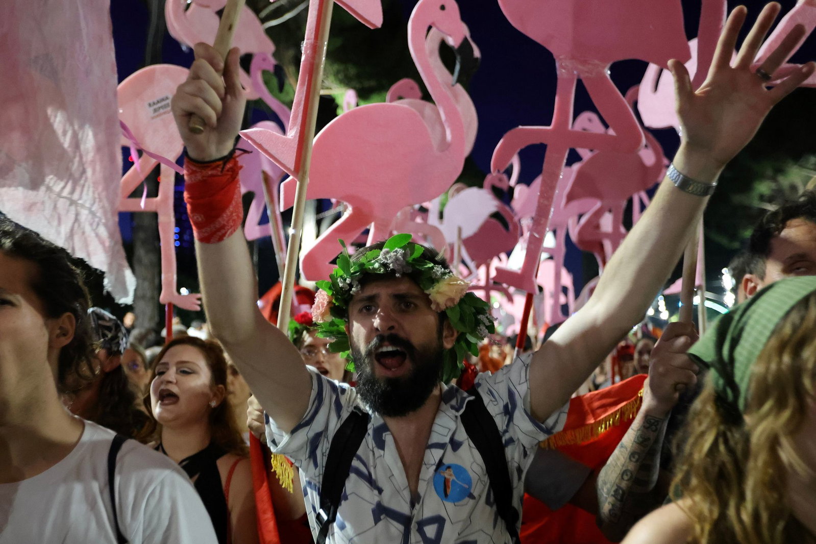 Es geht auch um Brutgebiete der Flamingos - deshalb spricht man inzwischen von der «Flamingo-Revolution» in Albanien. (Archivbild) 