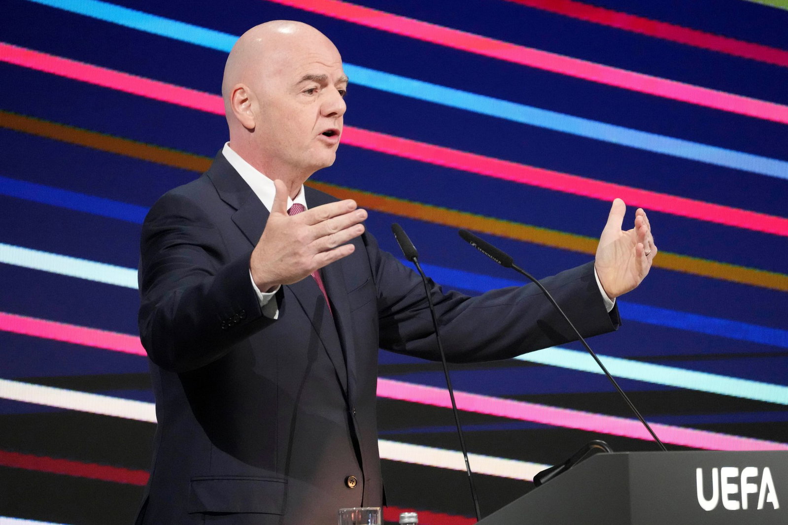 FIFA-Chef Gianni Infantino kämpft um sein Amt. (Archivbild)