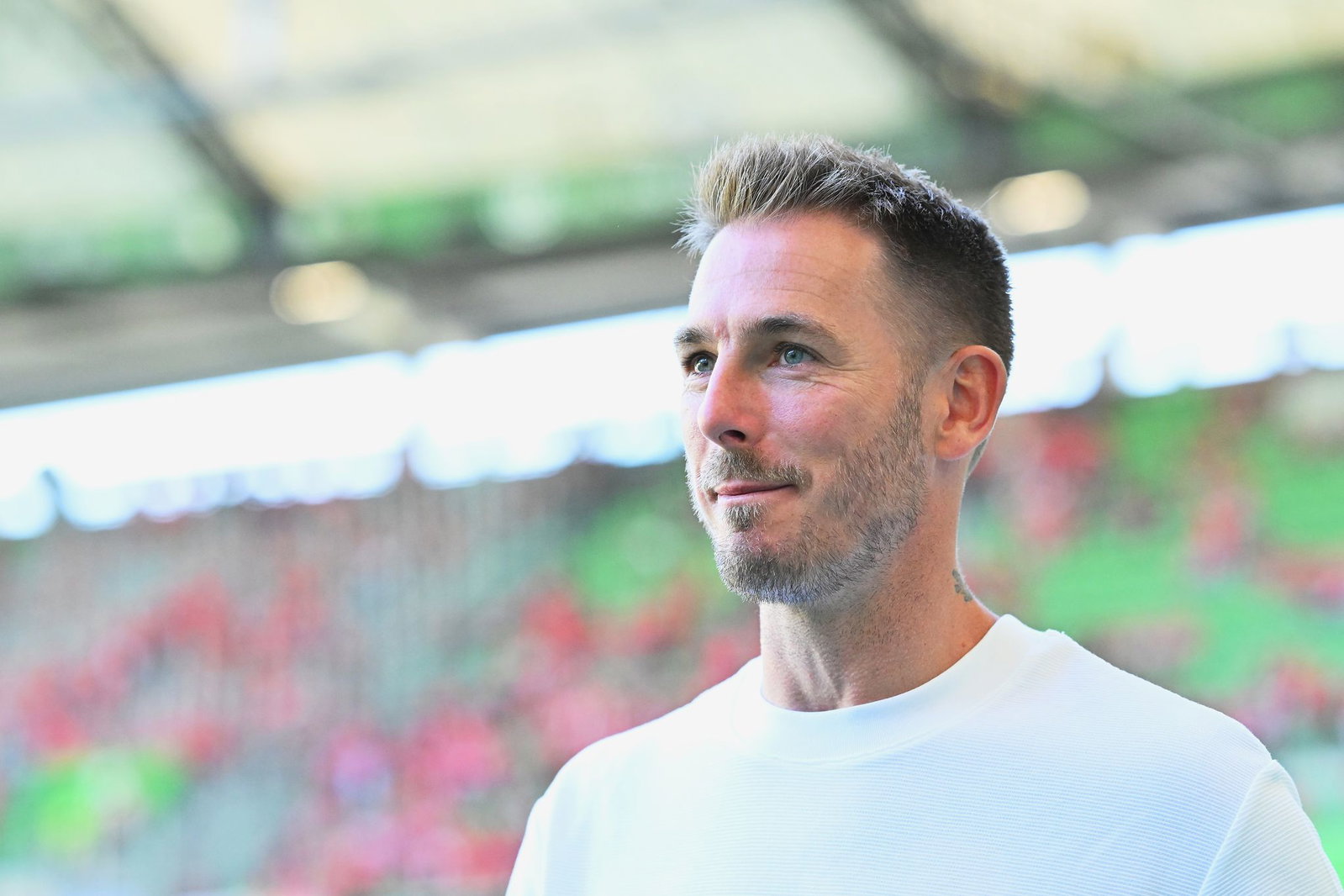 Wolfsburgs neuer Trainer Tobias Strobl musste mit einem 0:0 zufrieden sein.