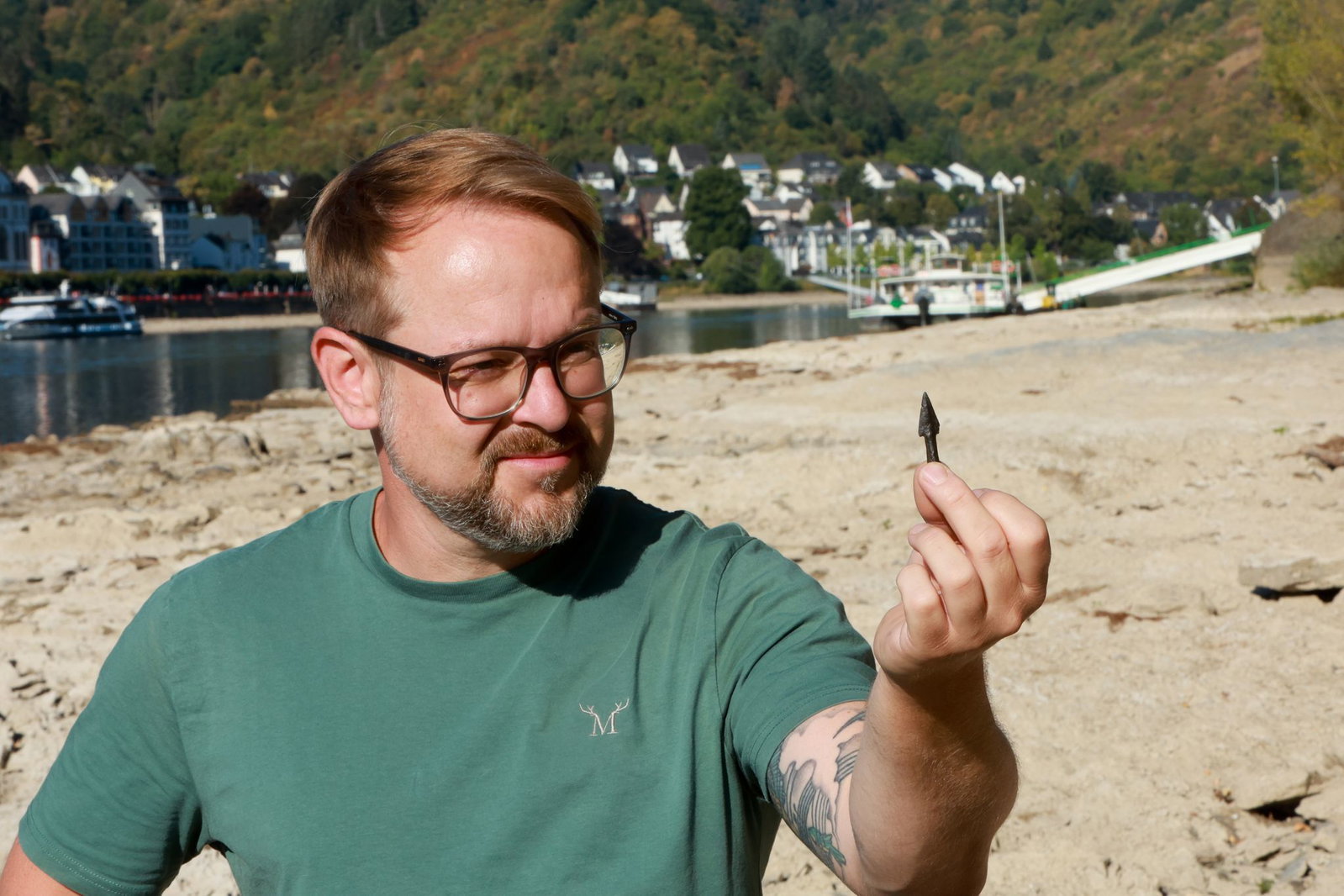 Christian Ganser ist Hobby-Archäologe.