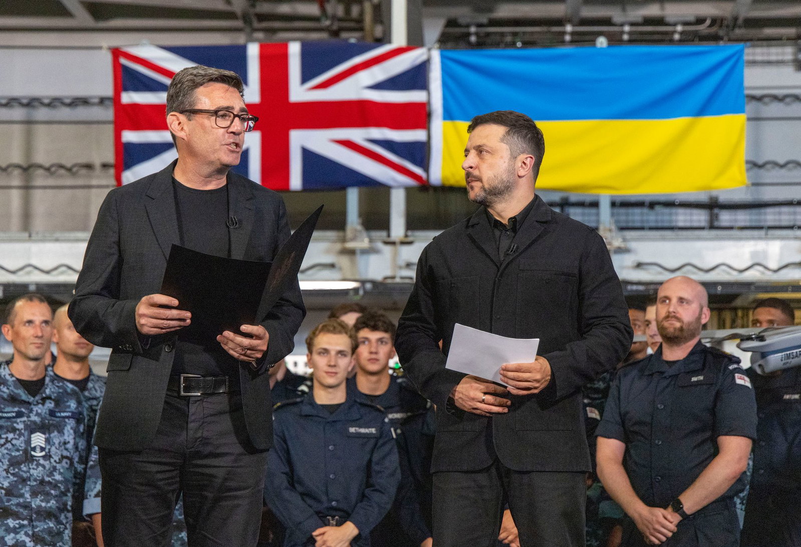 Der ukrainische Präsident Selenskyj war für Premier Burnham der erste Staatsgast nach dessen Amtsübernahme. (Archivbild)