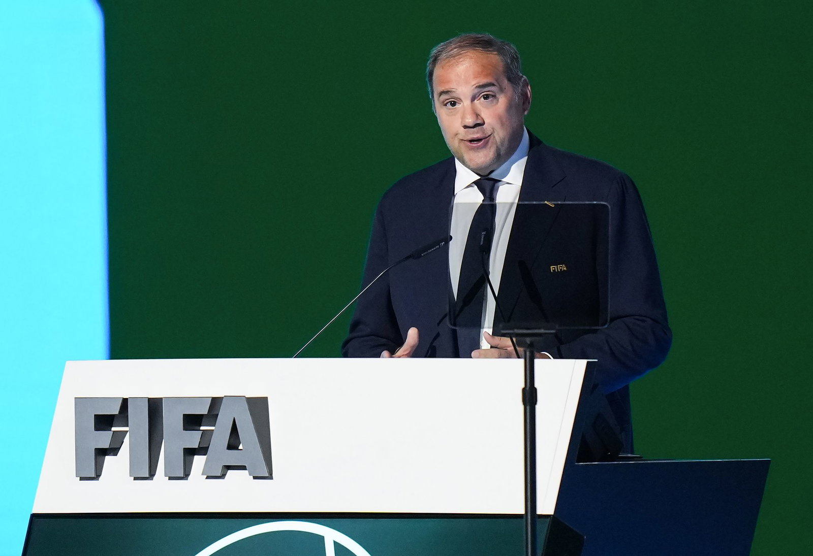 Die WM in den USA, Kanada und Mexiko war auch seine Bühne: Victor Montagliani. (Archivbild)