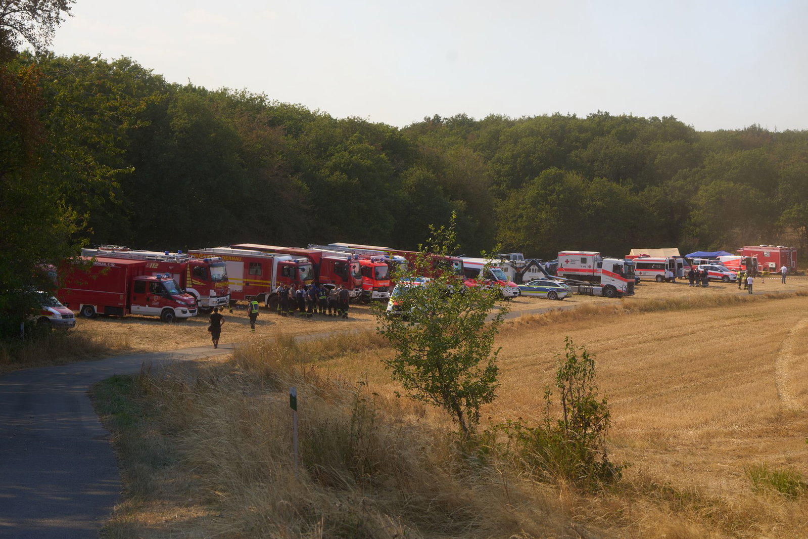 Nach Stunden können ruhig 900 Anwohner aufatmen,