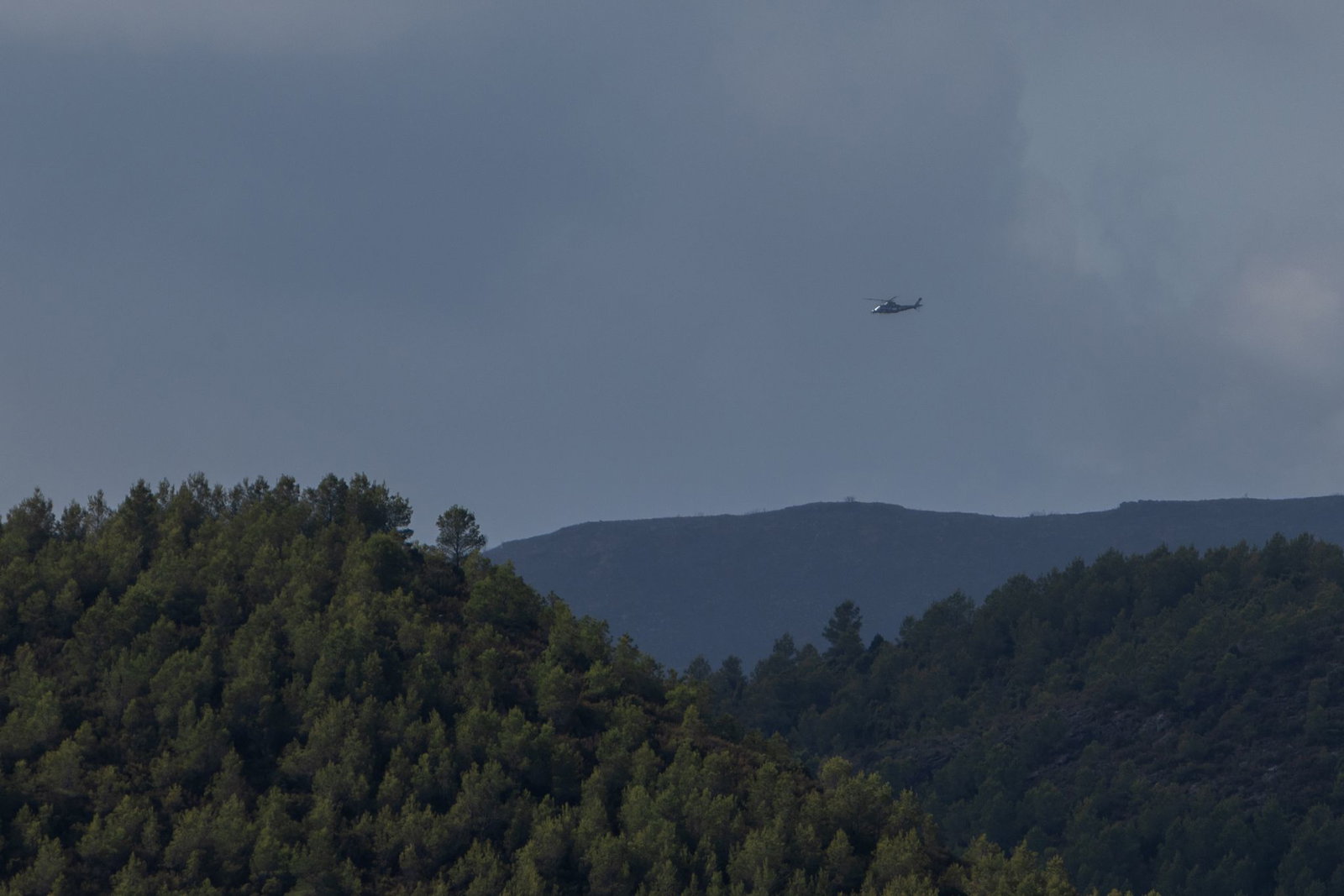 Der in der Gemeinde Segorbe durch einen Blitz ausgelöste Waldbrand ist zwar noch nicht ganz gelöscht, aber unter Kontrolle.