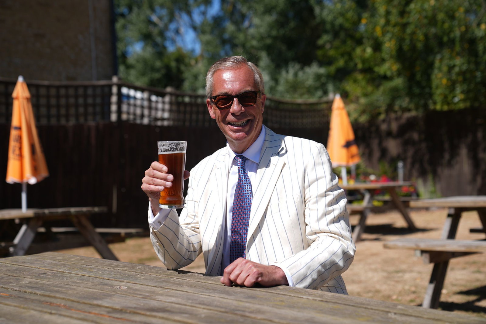 Sieht sich als Sieger: Brexit-Vorkämpfer Nigel Farage.