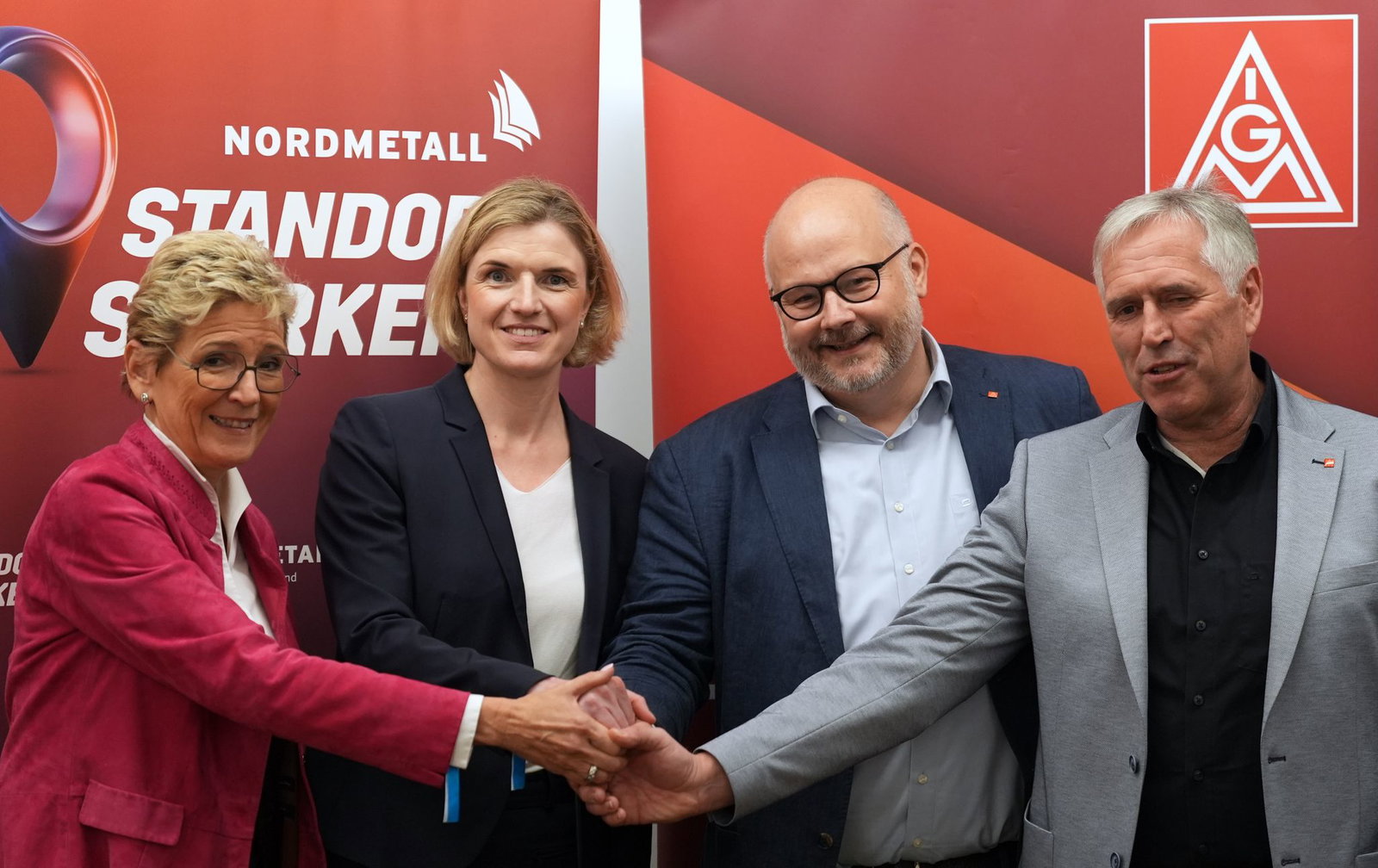 So harmonisch wie beim letzten Abschluss wird es angesichts der tiefen Industriekrise wohl nicht mehr werden. (Archivbild) 