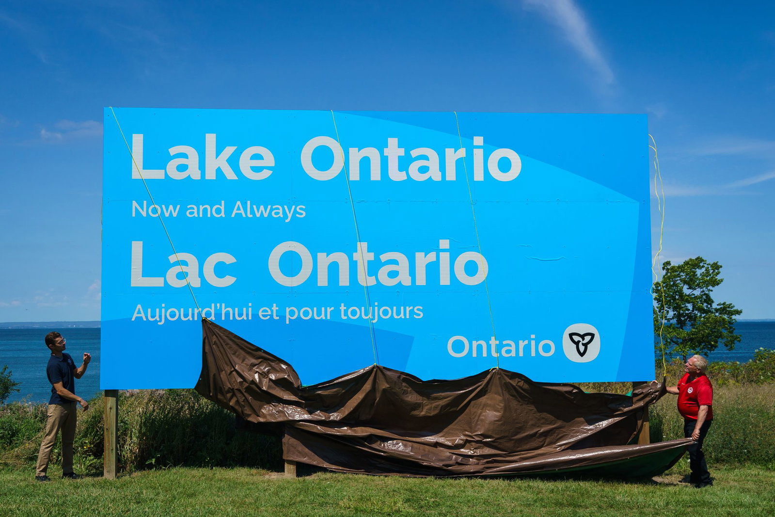Für Doug Ford ist klar: Der Grenzsee wird immer Lake Ontario heißen. 