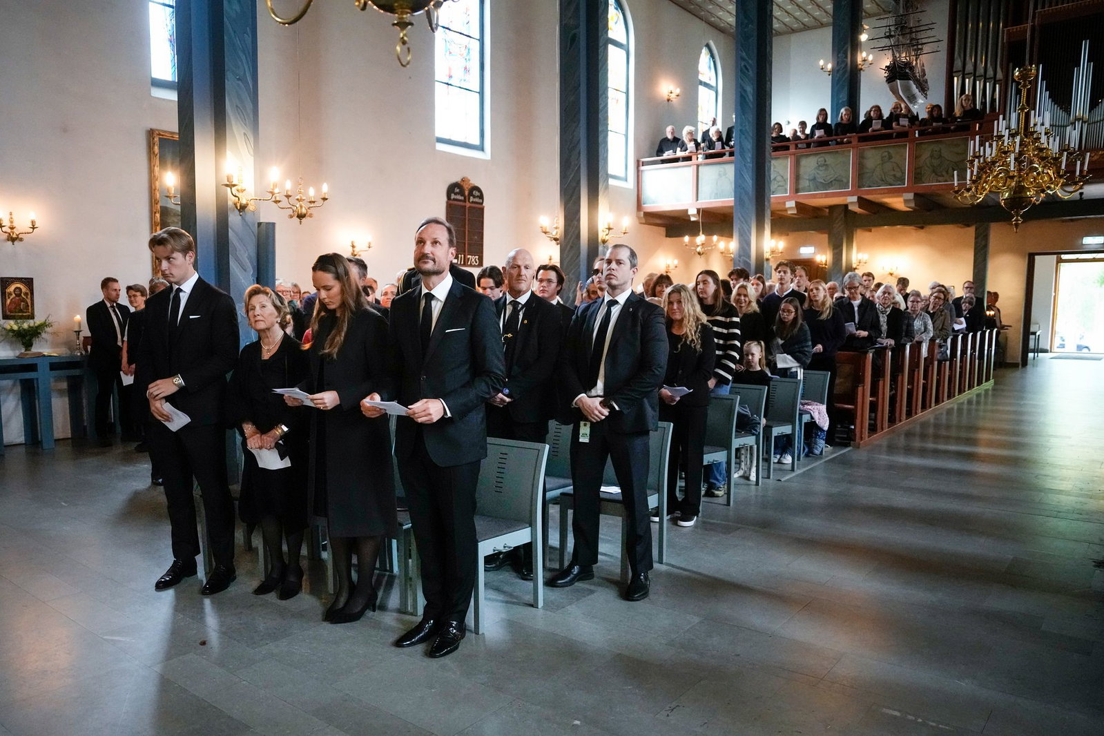 Die Beisetzung von König Harald V. - hier ein Gedenkgottesdienst - findet am 9. September statt.