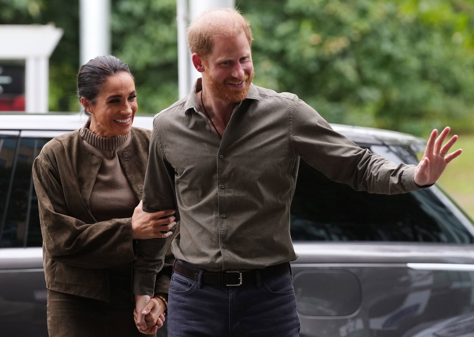 Bald wieder in Großbritannien: Harry und Meghan. (Archivbild)