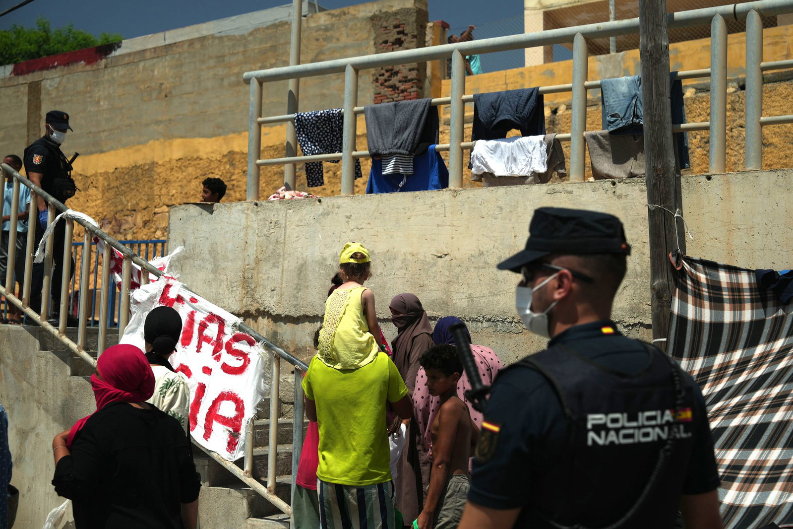 Die Lage in Ceuta bleibt angespannt. (Archivbild)