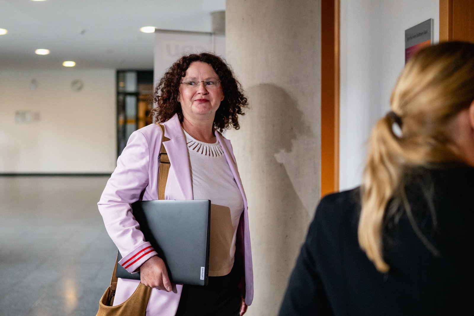 Die Fraktionsvorsitzende des BSW im Thüringer Landtag, Sigrid Hupach, erklärt nach einer Fraktionssitzung, ihre Fraktion halte an der Regierungskoalition mit CDU und SPD fest.