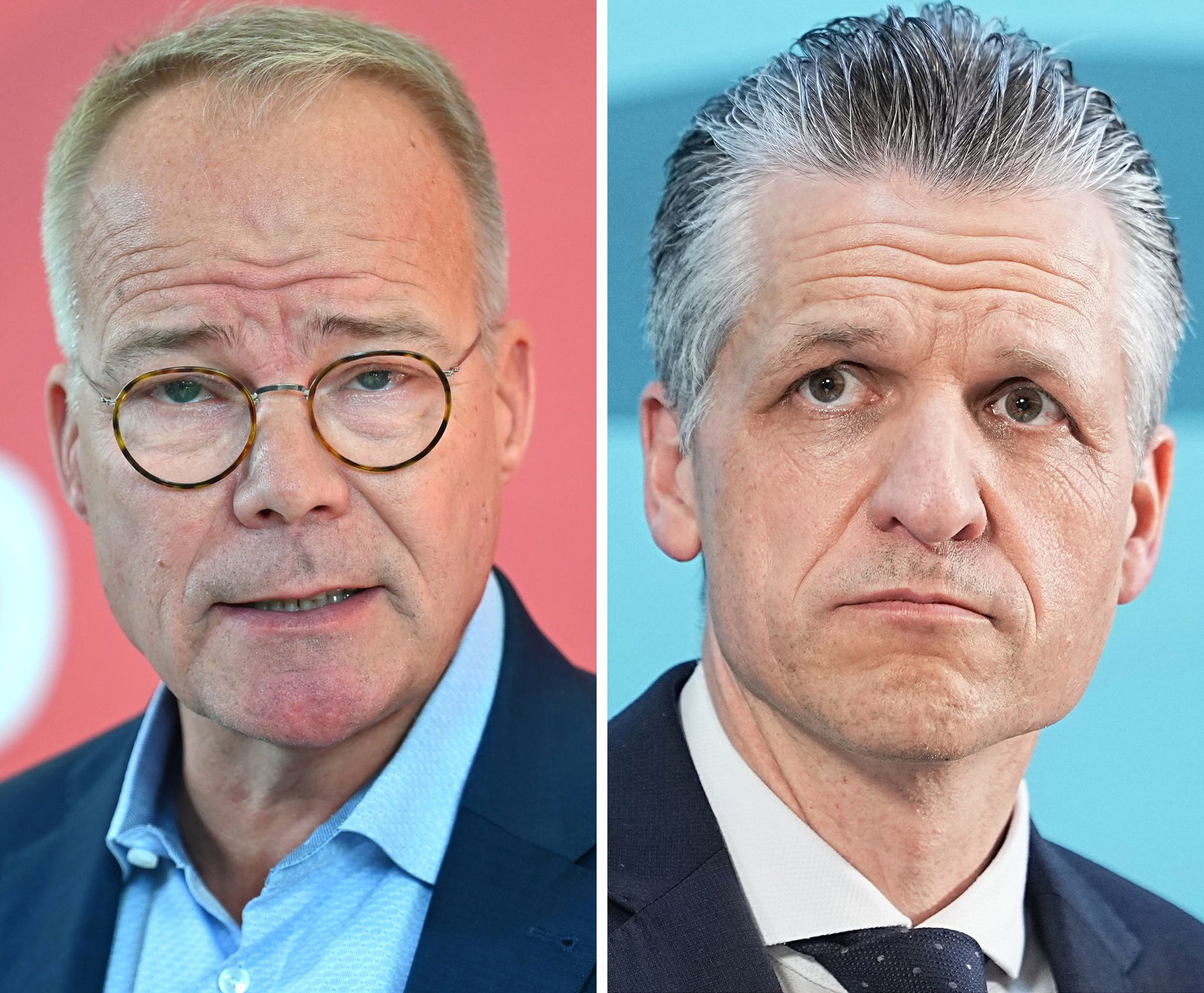 Neues Pendant von SPD-Fraktionschef Miersch bei der Union ist Thorsten Frei (rechts). (Archivbilder)