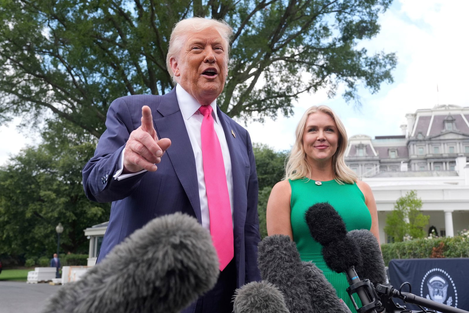 Leavitt gilt als Loyalistin Trumps. (Archivbild)