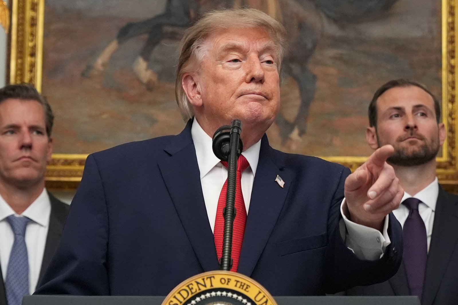 Trump kündigt einen Wirtschaftskrieg gegen den Iran an.