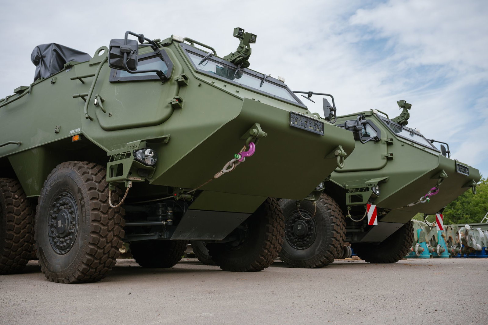 Ende 2027 sollen die ersten komplett in Freisen gebauten Patria an die Bundeswehr gehen (Archivbild)