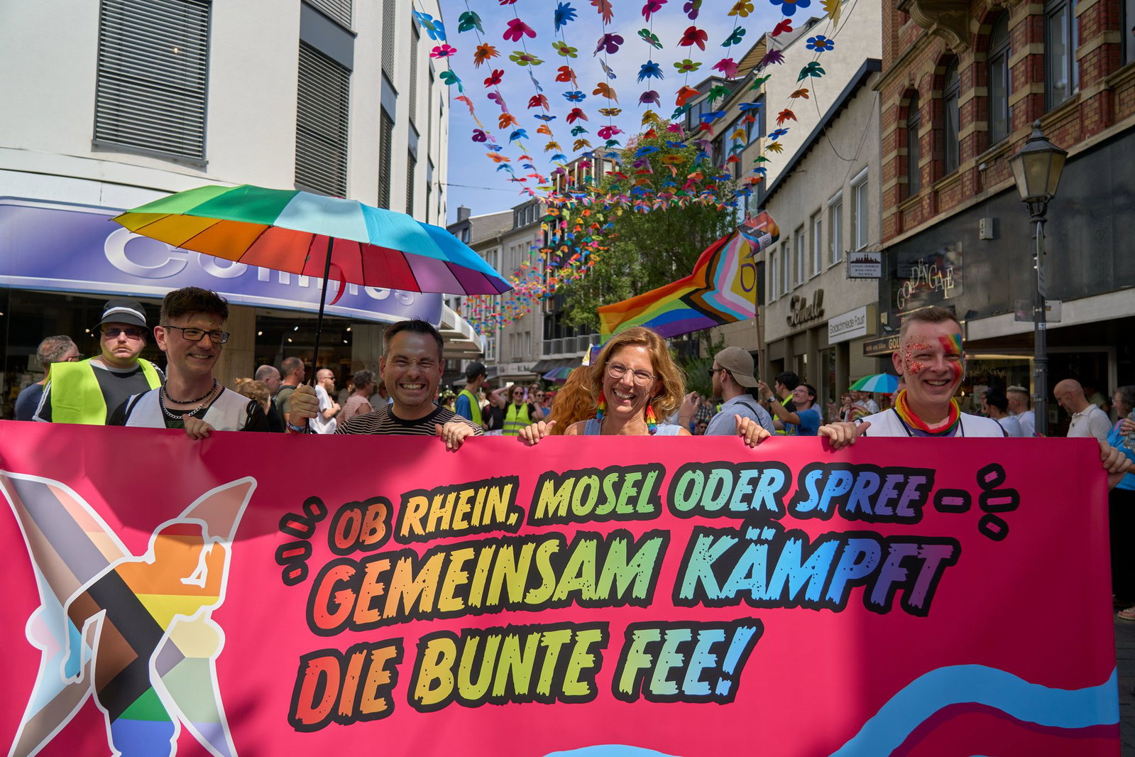 Auch Politiker beteiligten sich am Christopher Street Day in Koblenz.