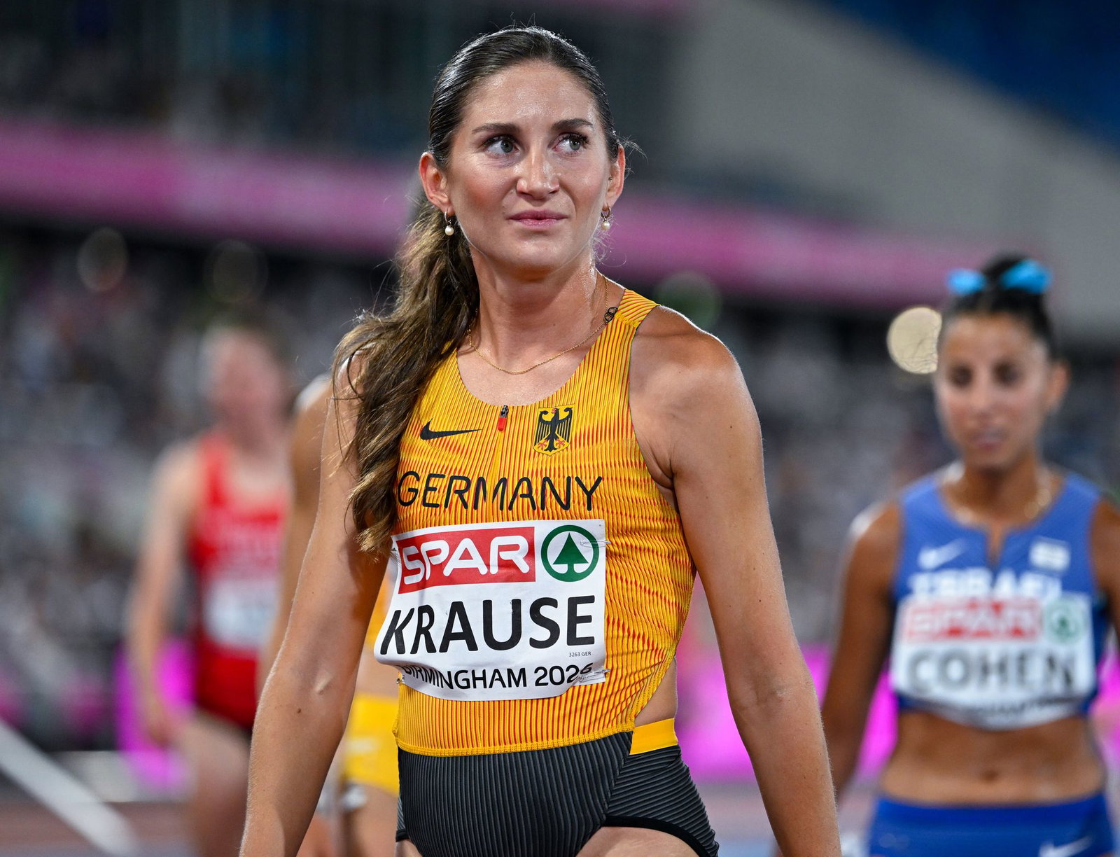 Gesa Krause gewann zum dritten Mal EM-Gold über 3.000 Meter Hindernis.