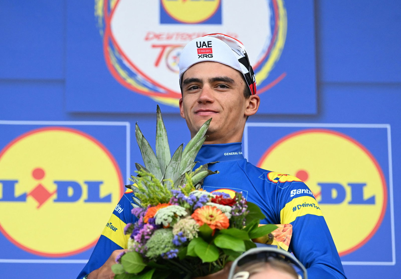 Der Mexikaner Isaac del Toro führt die Deutschland Tour vor der Schlussetappe an.
